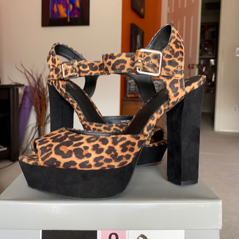 Mossimo, Size 9, Leopard, Platform, Heels